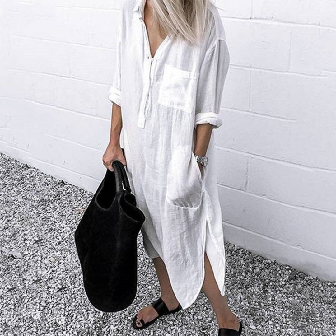 Drune | Stilvolle Lange Sommerkleid