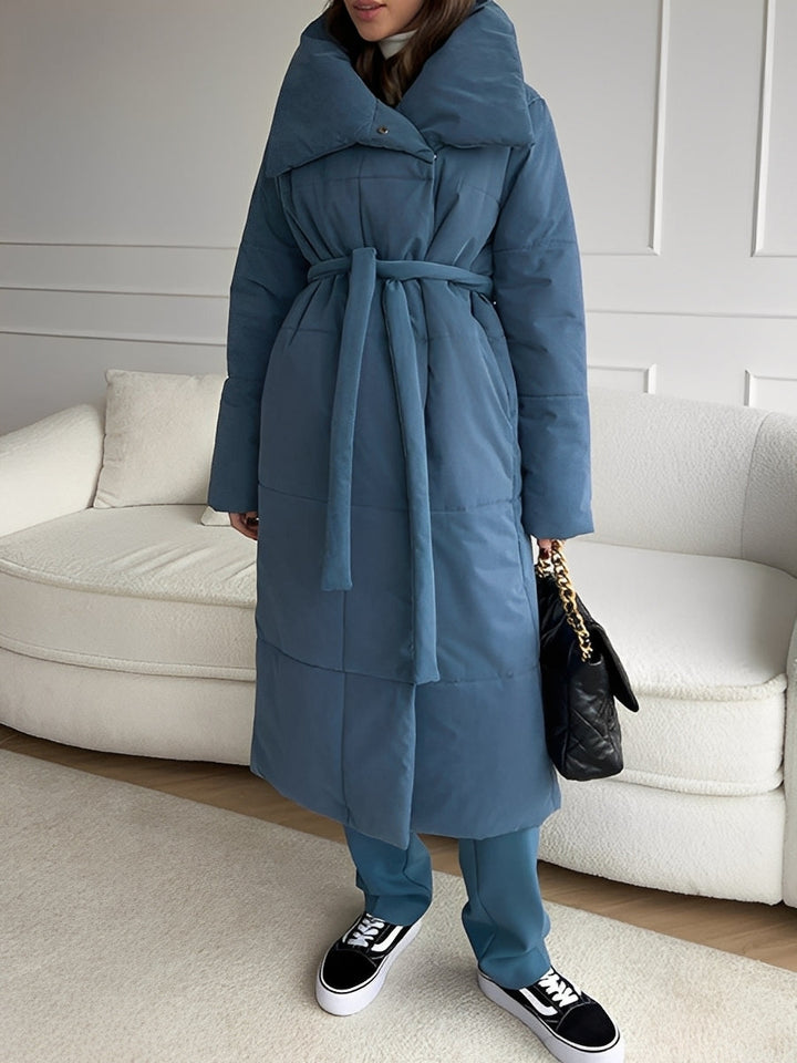 Drune | Lange, warme Damenjacke mit Futter