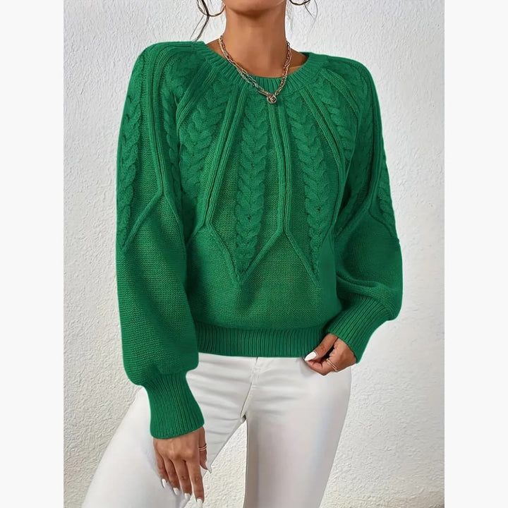 Drune | Klassischer Kabelstrickpullover für Damen