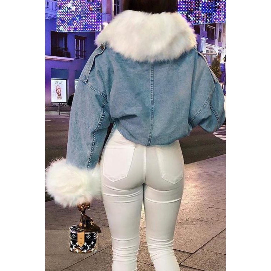 Drune | Winterjacke aus Jeans für Frauen