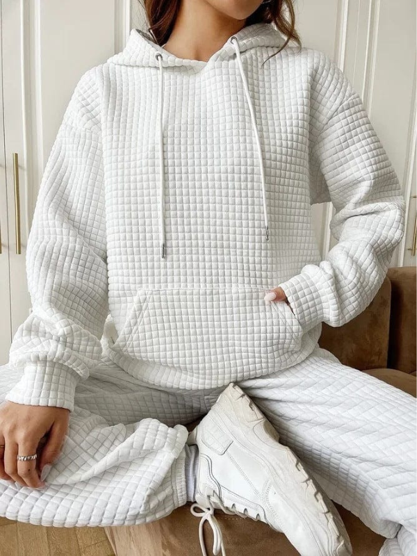 Drune | Damen Pullover Hoodie mit Kordelzugkapuze