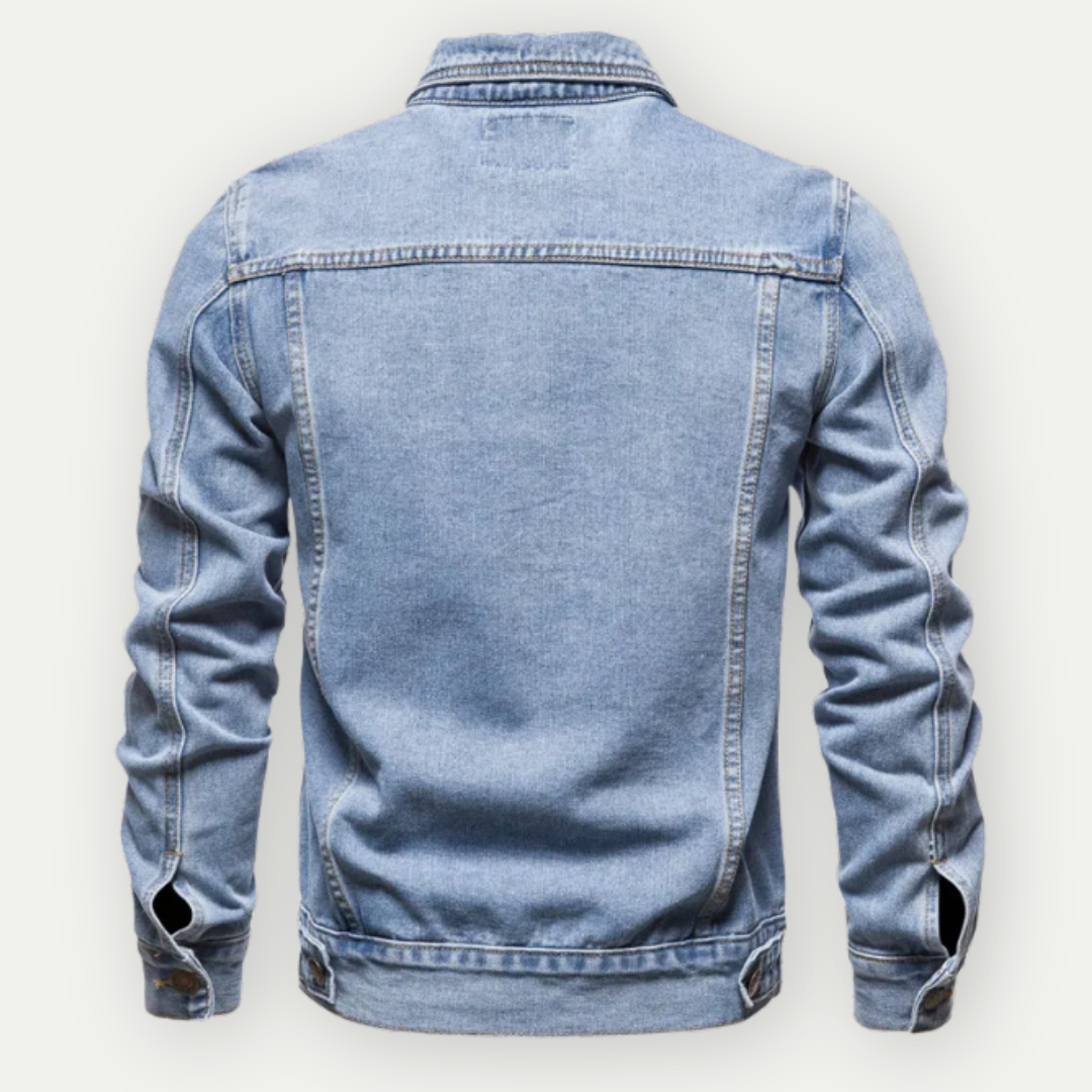 Drune | Klassische Denim Trucker Jacke