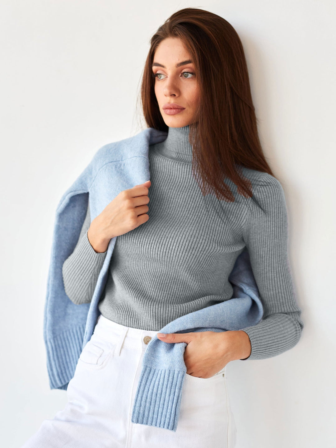 Drune | Sophistizierter Winter Rollkragen Pullover