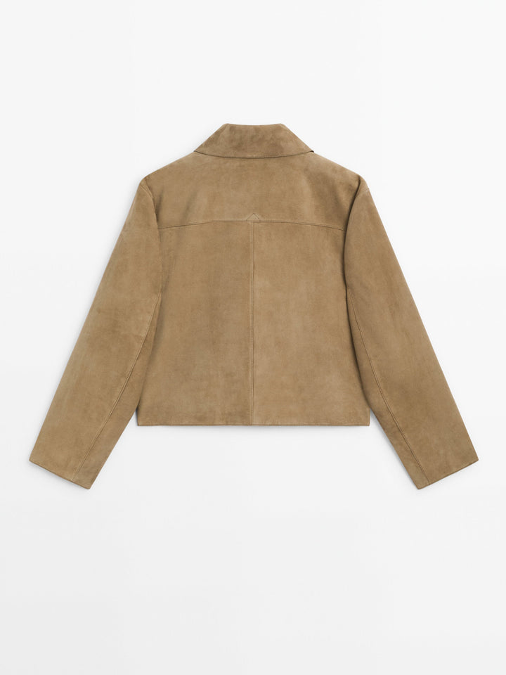 Drune | Wildleder Cropped Jacke