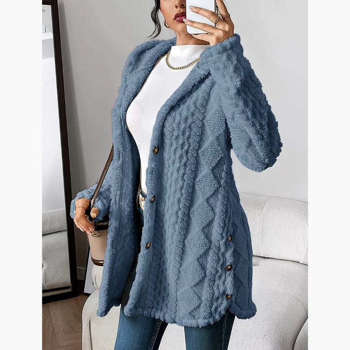 Drune | Gemütlicher Hoodie mit Teddy-Pullover für Damen