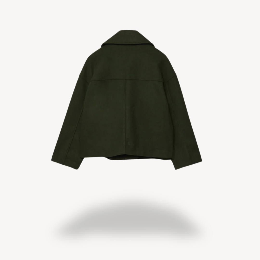Drune | Kürzerer Woll-Peacoat für Frauen