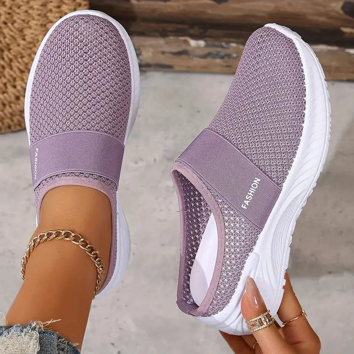 Drune | Orthopädische Slip on Damenschuhe mit Klettverschluss