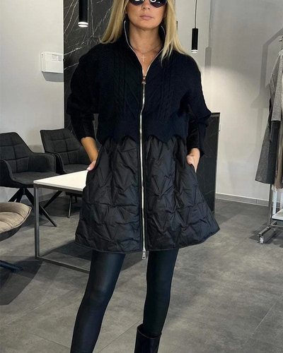 Drune | Gestrickte Patchwork Jacke