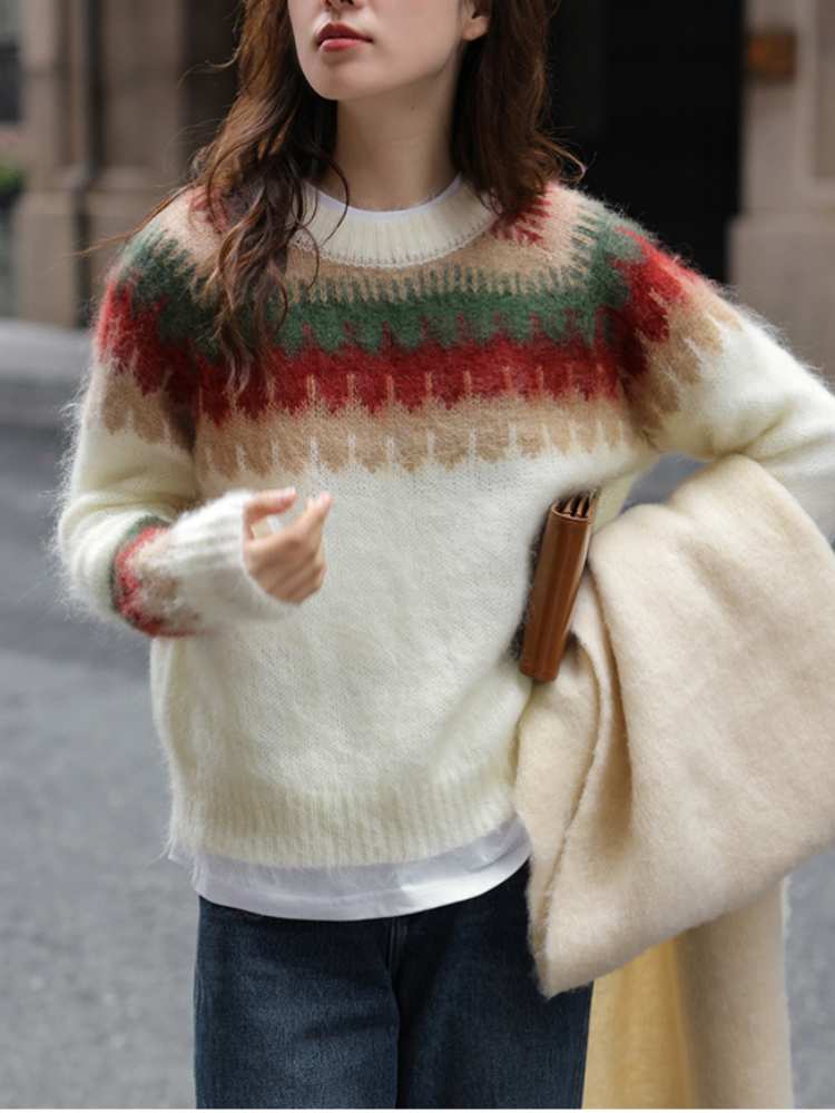 Drune | Winter Gestrickter Pullover