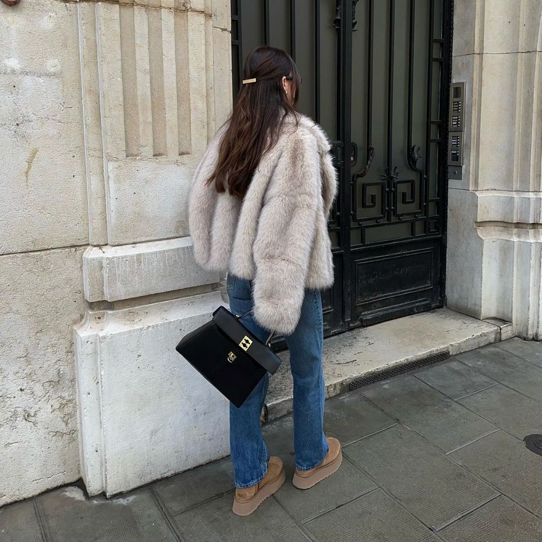 Drune | Synthetik-Fell Oversized Jacke - Plüsch kaltes Wetter Schicht - Streetwear Luxe Look