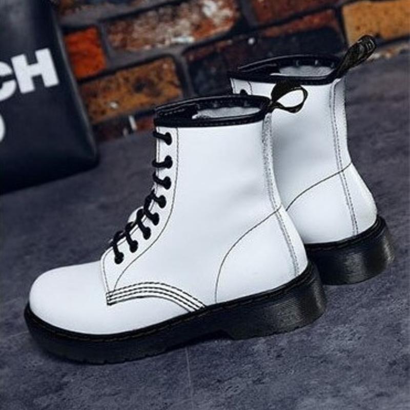 Drune | Kampfstiefel Leder Schnürung Knöchelhoch Robuste Gummisohle