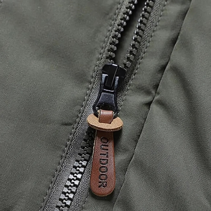 Drune | Winter Parka Jacke mit Fleece-Futter