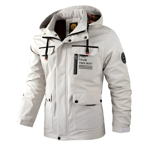 Drune | Wetterfest, Dicke Outdoor-Jacke für Männer