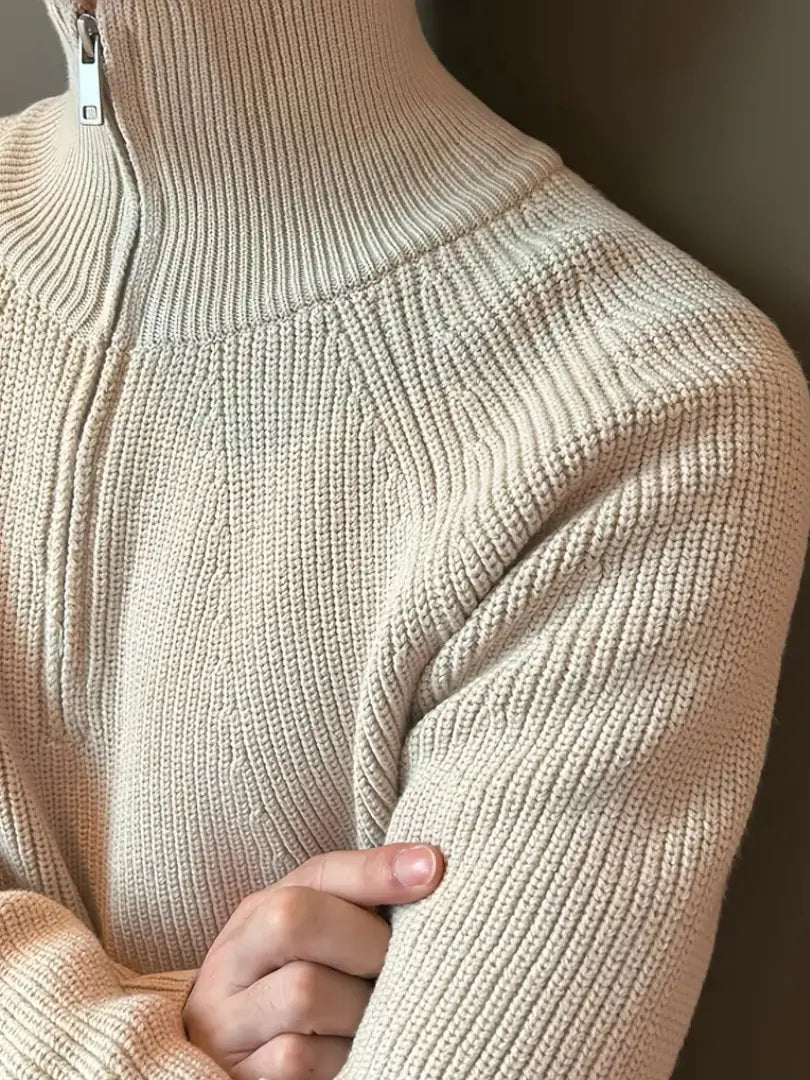 Drune | Lässiger langärmliger Strickpullover für Männer