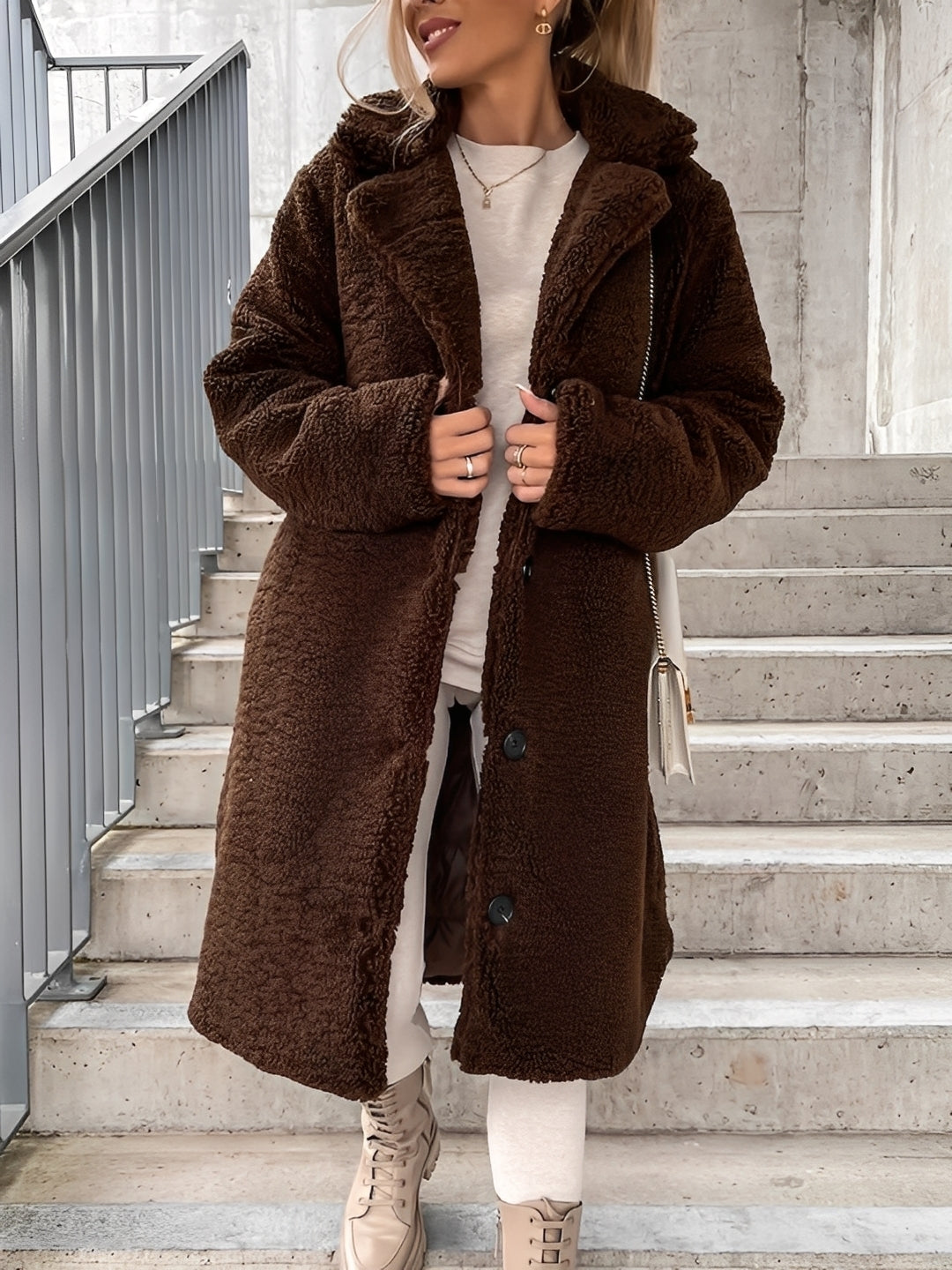 Drune | Modische, warme Damen-Fleecejacke