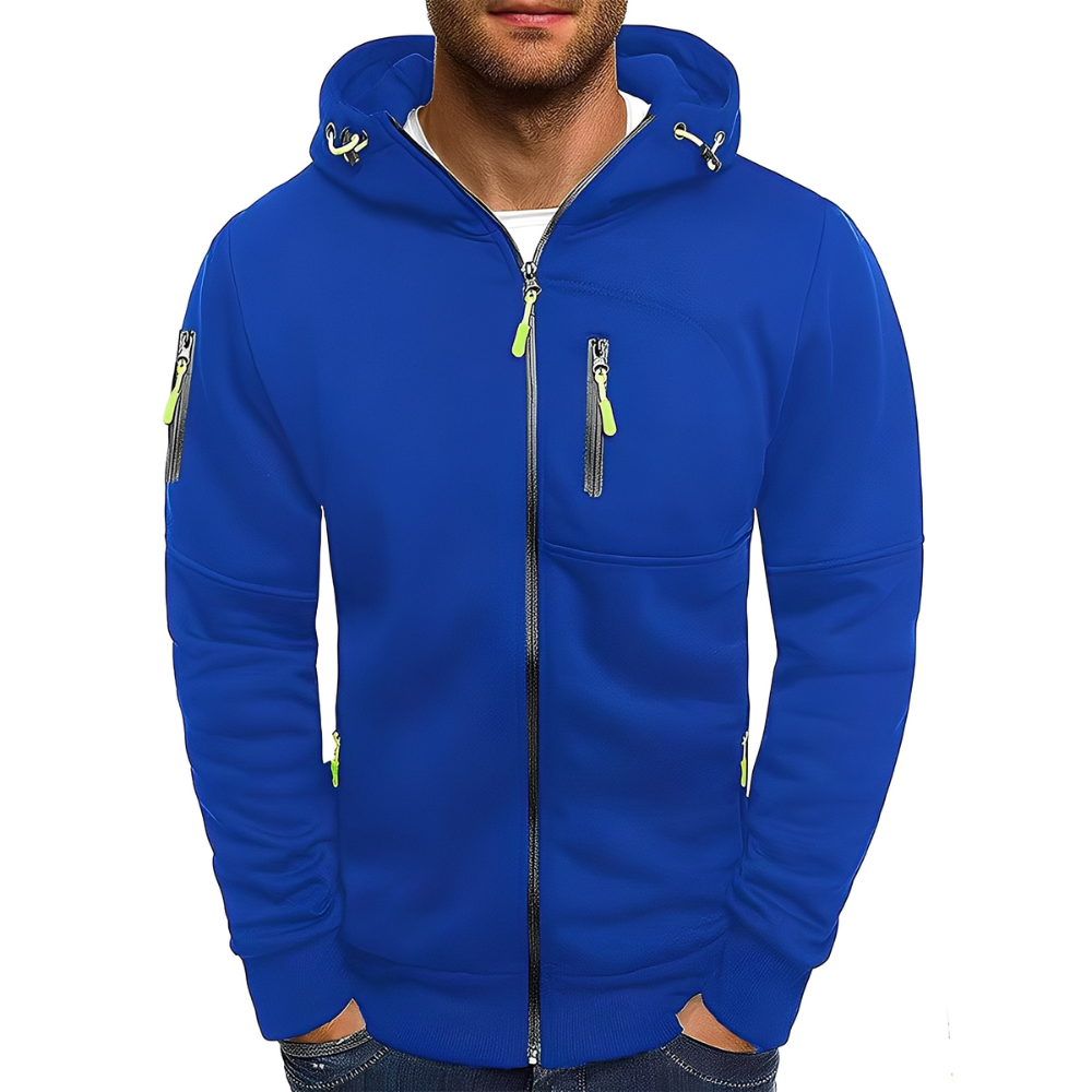 Drune | Freizeit Zip-Up Jacke mit Kapuze für Herren