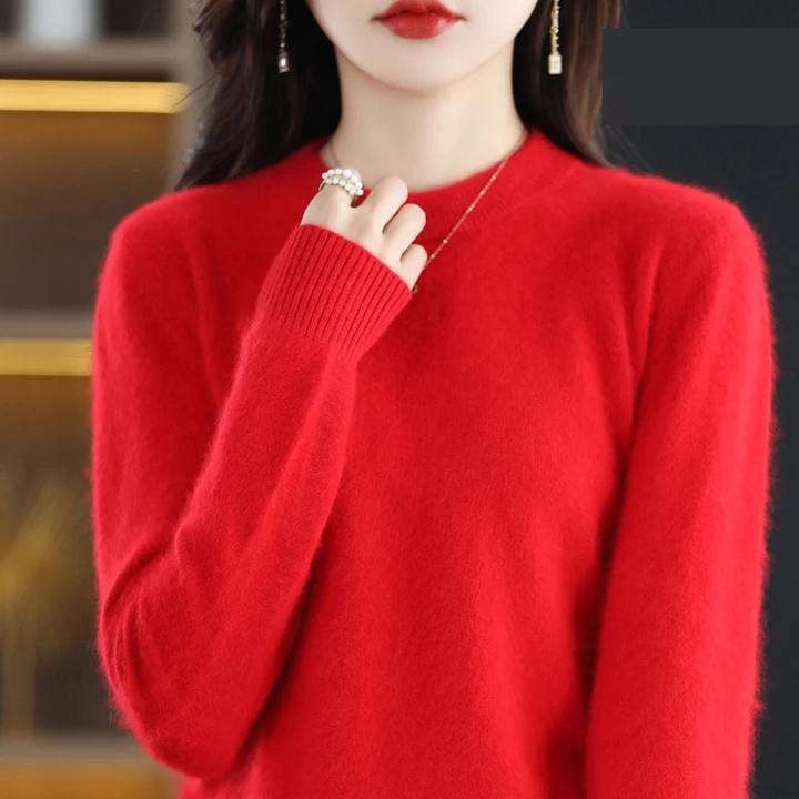 Drune | Kaschmir Pullover Damen Luxuriöser Rundhalsausschnitt, Weich & Modisch