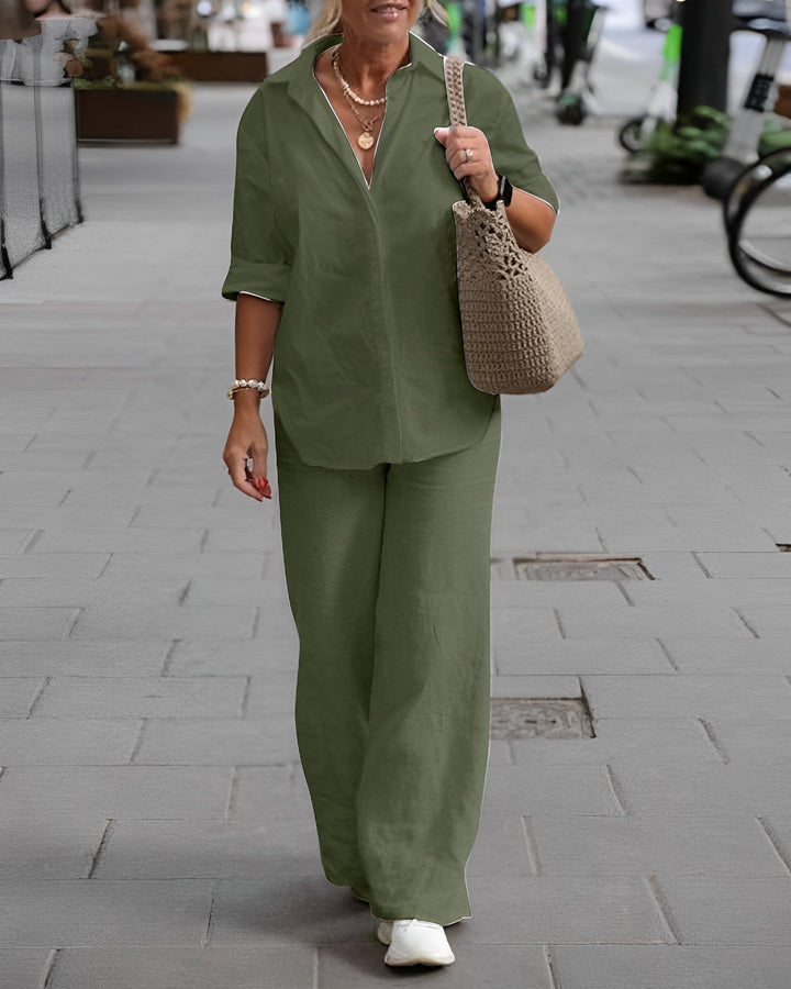 Drune | Entspannte Leinenhose mit Breezy Fit für Damen