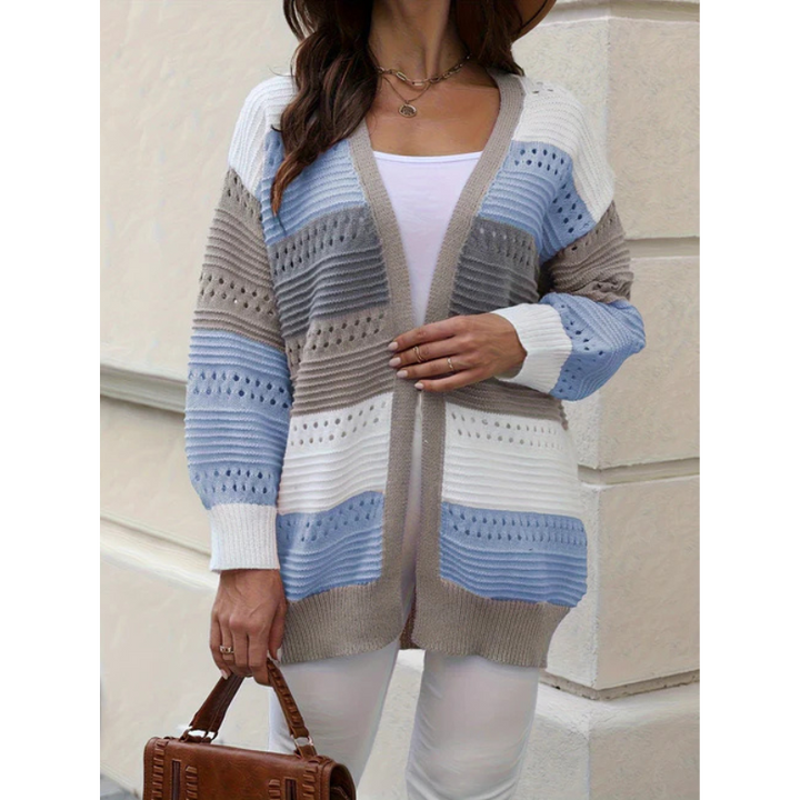 Drune | Cardigan - Gestreift & Lockere Passform