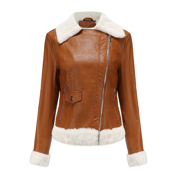 Drune | Winterlederjacke mit Fleece-Futter