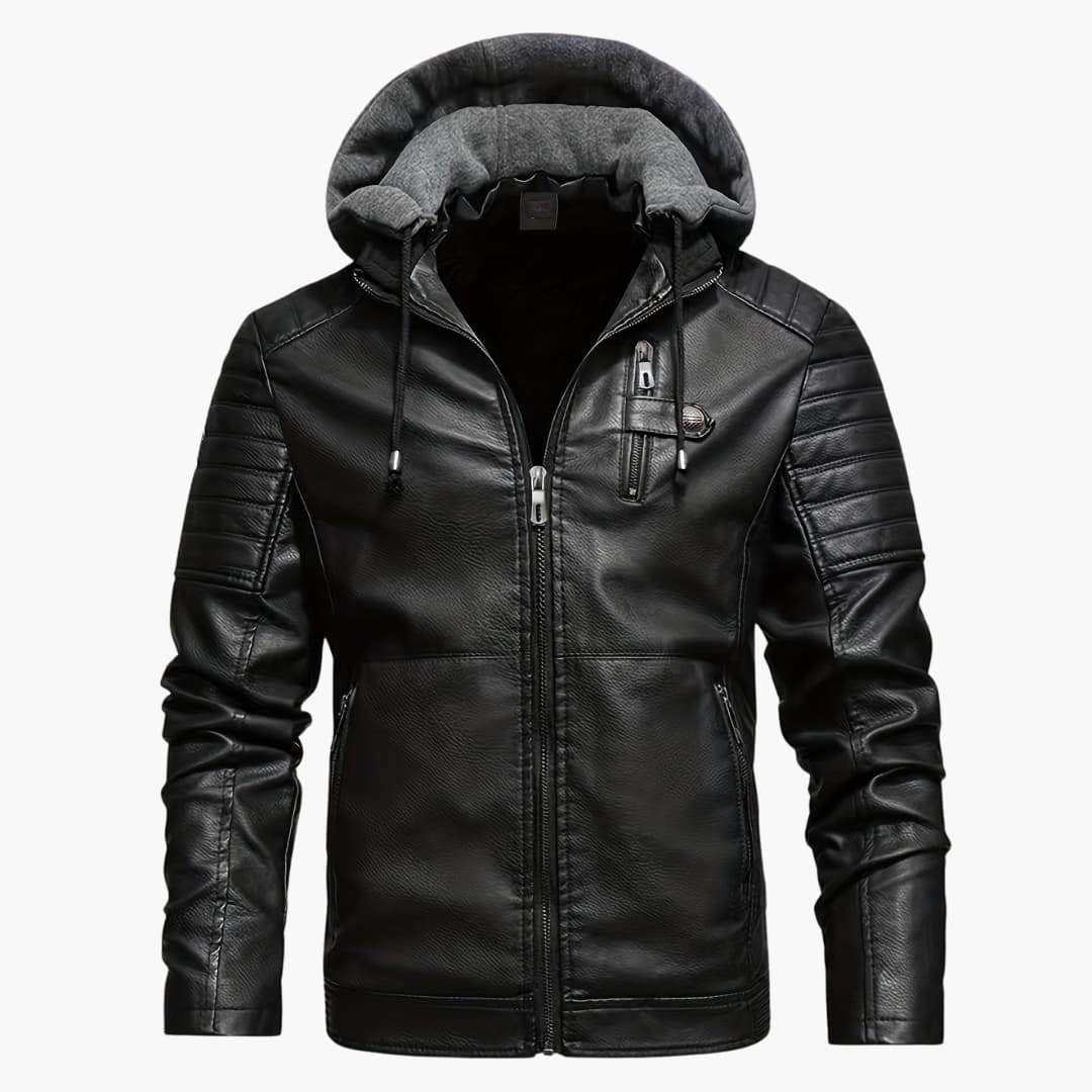 Drune | Softshell-Jacke mit Kapuze winddichte Jacke