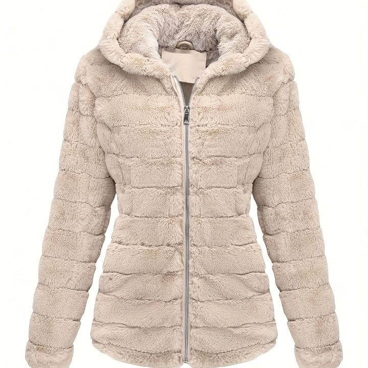 Drune | Eleganter Teddy-Mantel In Einfarbig