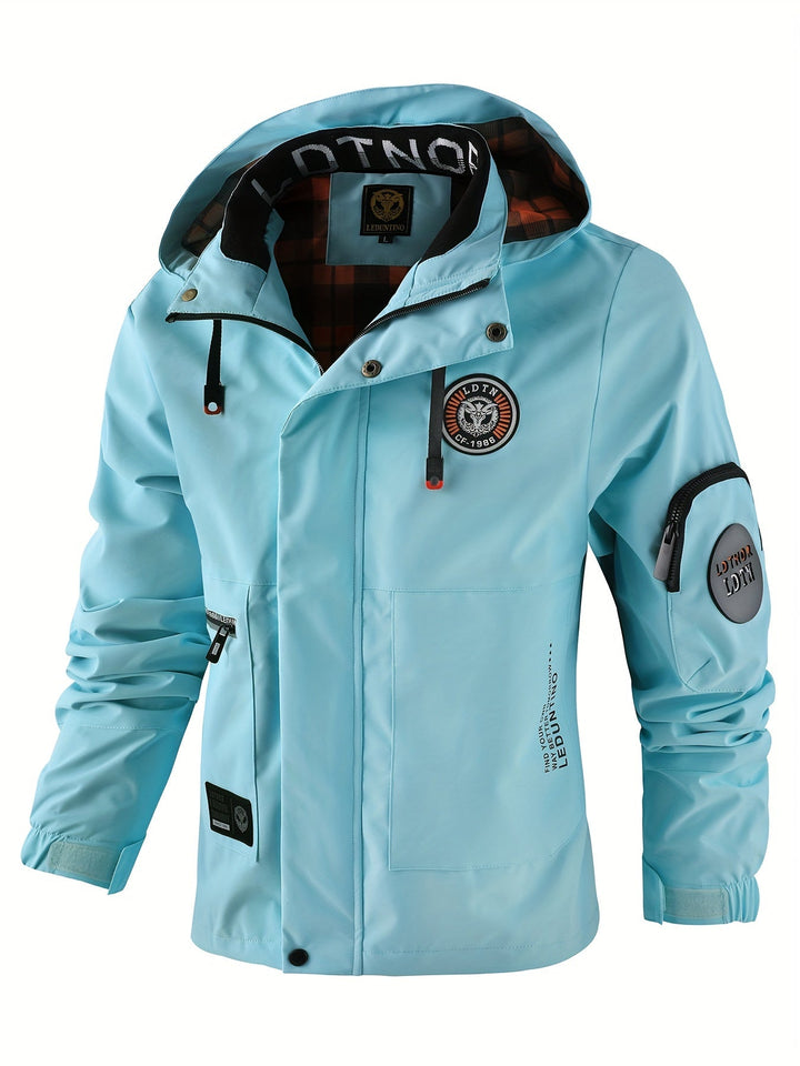 Drune | Dicke Lange Ärmel Revers Kragen Winter Jacke Für Herren - Perfekt für Outdoor-Aktivitäten