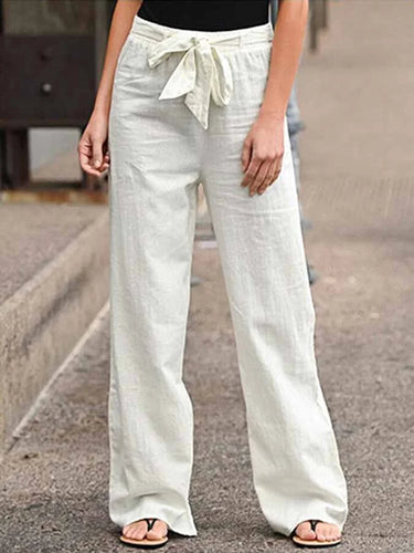 Drune | Lässige Damen Leinenhose Für Stilvolle Leichtigkeit