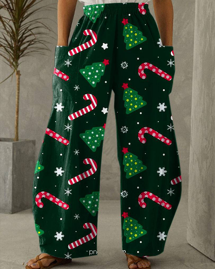 Drune | Weihnachtsdruck Freizeit Hose