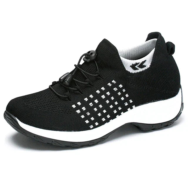 Drune - Atmungsaktive Slip-On-Sportschuhe zum Gehen für Damen | Leichte Slip-On-Wander-Sneaker aus Mesh für Damen