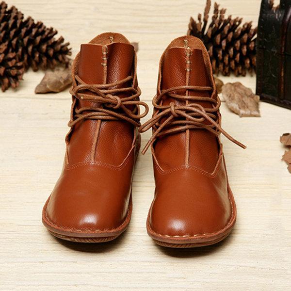Drune | klassischer damenstiefel aus leder