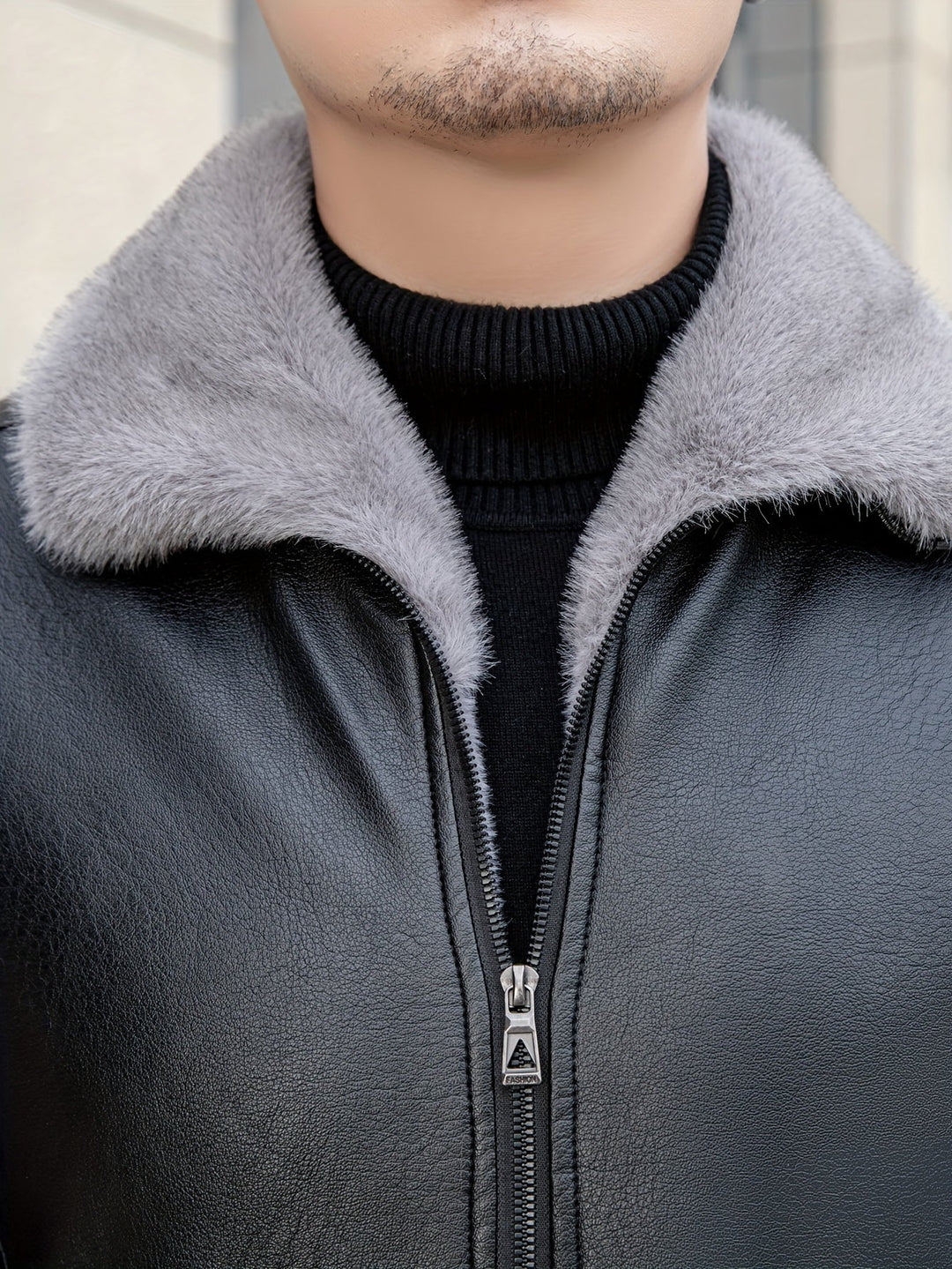 Drune | Bequeme Warme Lederjacke