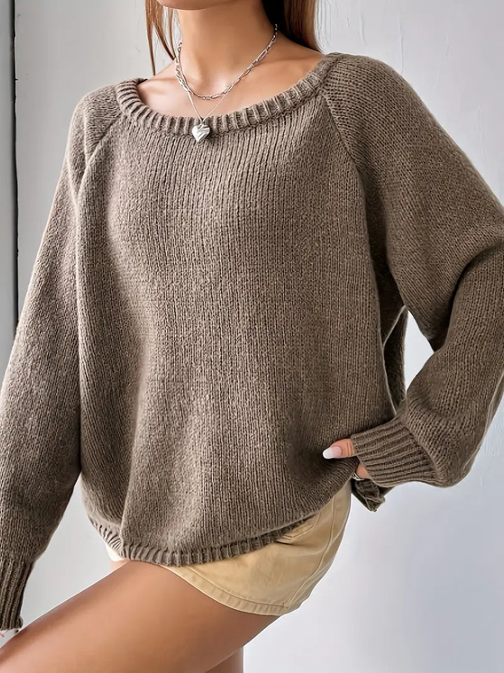 Drune | Rundhalsausschnitt Raglanärmel Pullover
