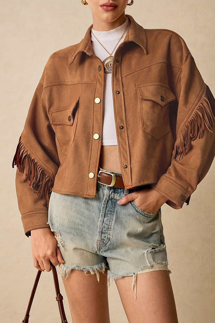 Drune | Trim Drop Shoulder Casual Jacke
