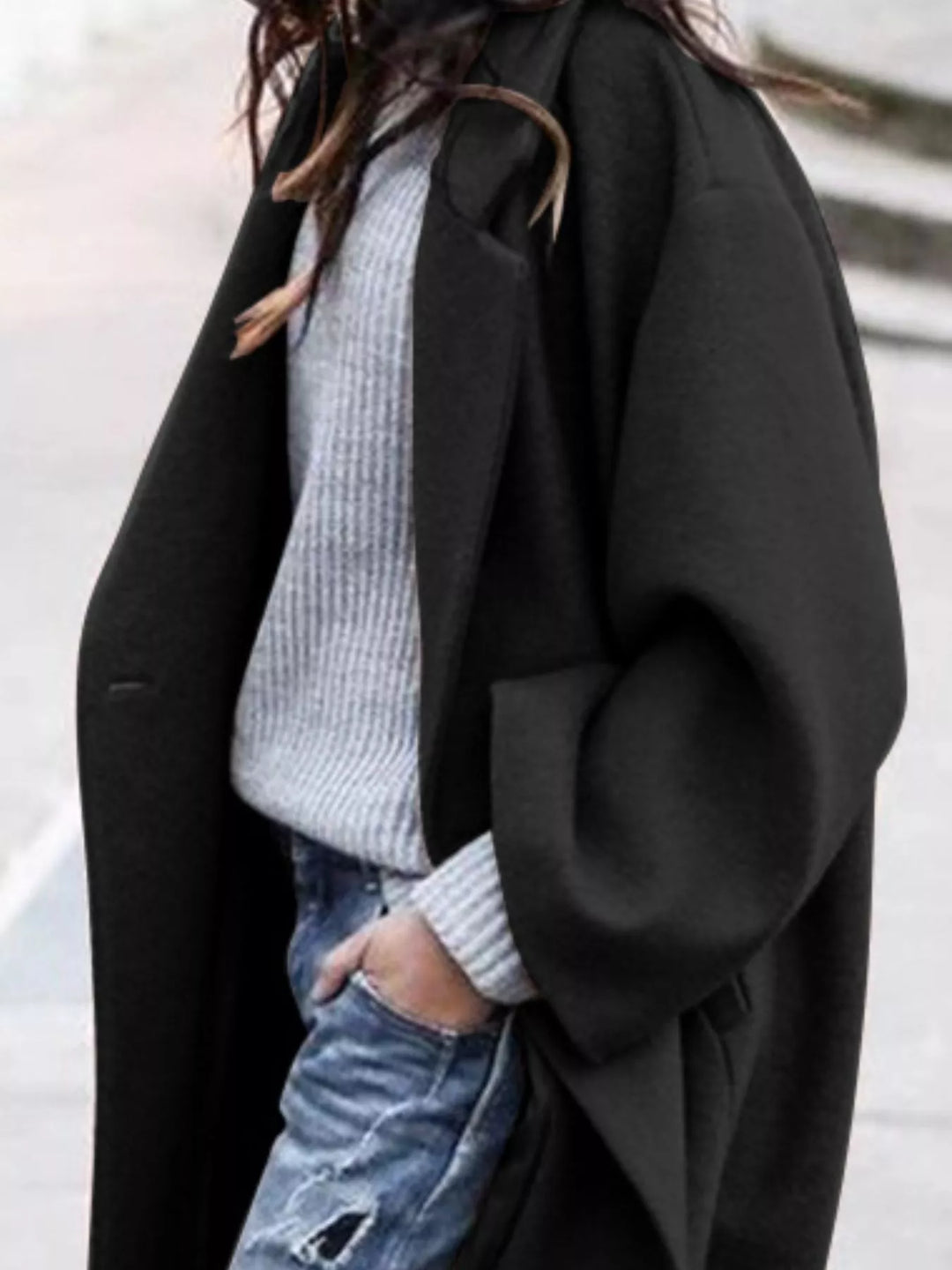 Drune | Damen Oversized Langer Wintermantel