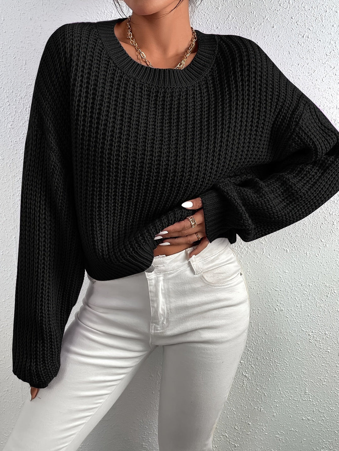 Drune | Lässiger Longpullover Damen mit