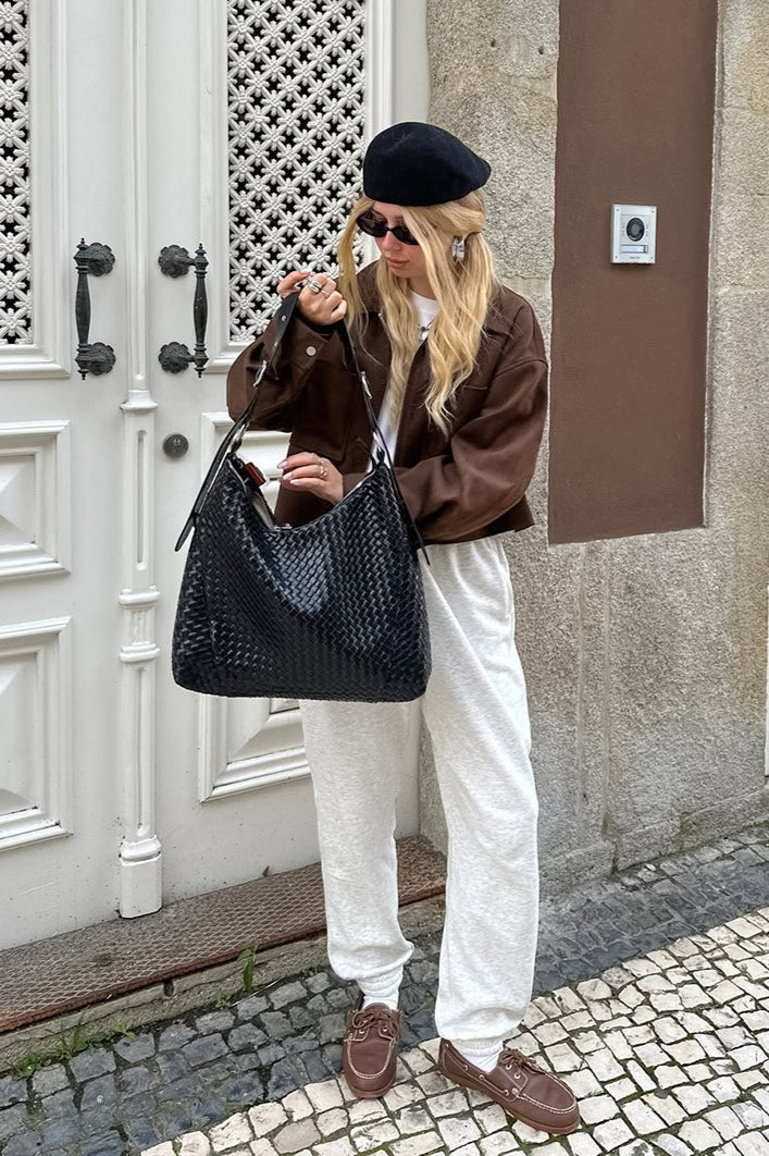 Drune | Wildleder Oversized Vintage Jacke