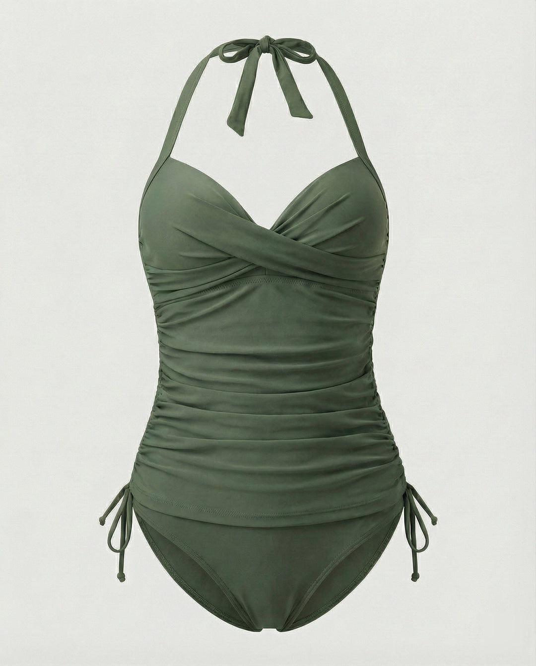 Drune | Tankini Von Byvera mit V-Ausschnitt Im Leopardenmuster