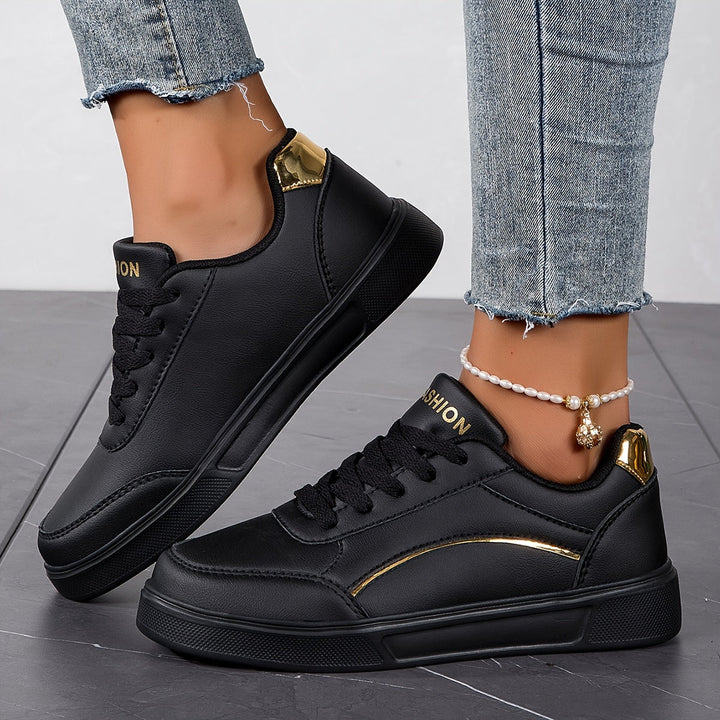 Drune | Einfarbige Damensneaker Mit Weicher Sohle