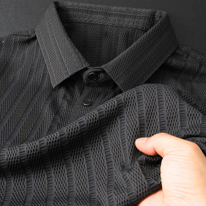 Drune | Herren Poloshirt Aus Seide