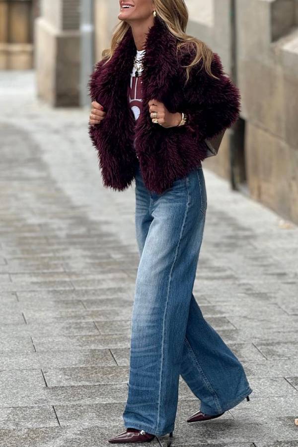 Drune | Fuchsia Hue Fleece Jacke