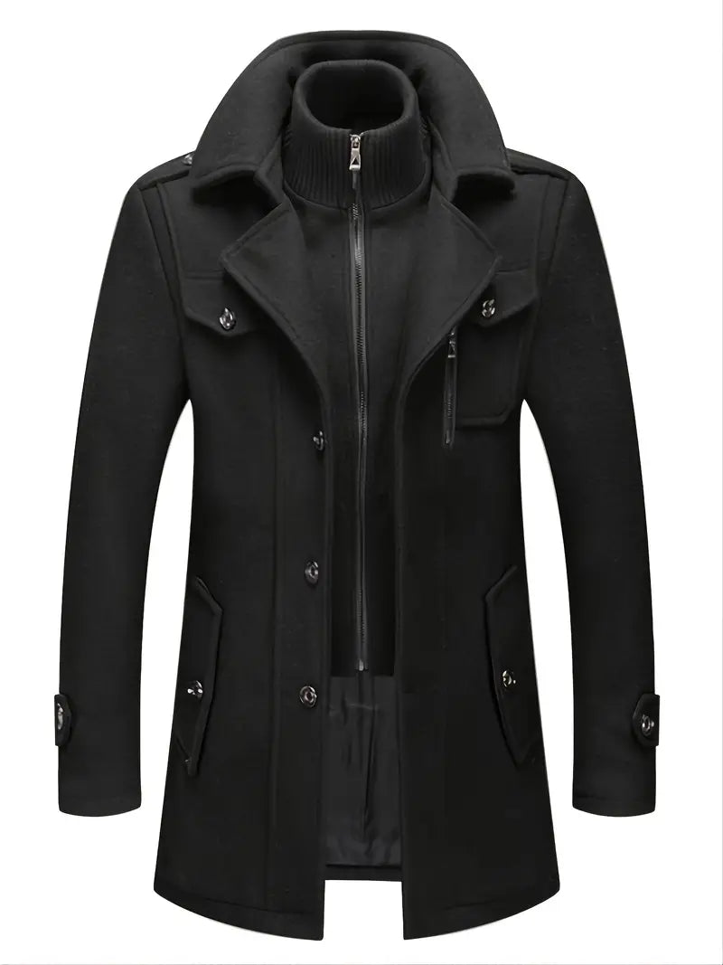 Drune - Doppelkragen-Jacke