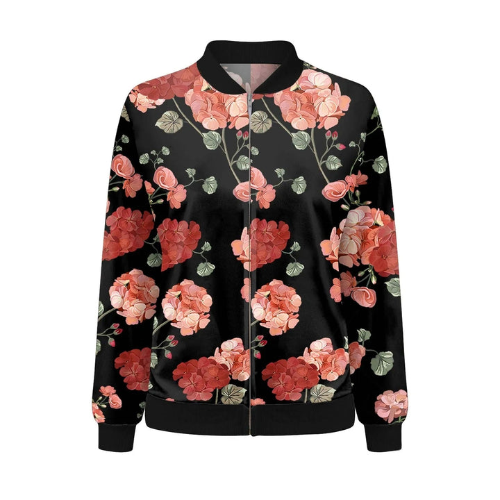 Drune | Damen Sommerjacke mit Feinem Blumenmuster