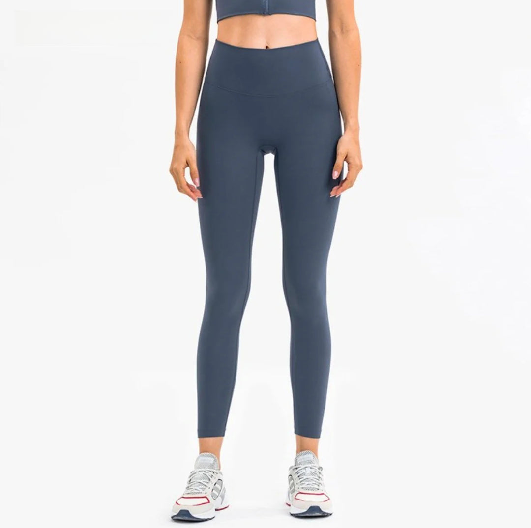 Drune | Hohe Taille Hüfte heben Yoga Sport neun-Punkt-Hose