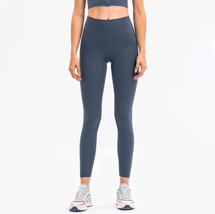 Drune | Hohe Taille Hüfte heben Yoga Sport neun-Punkt-Hose