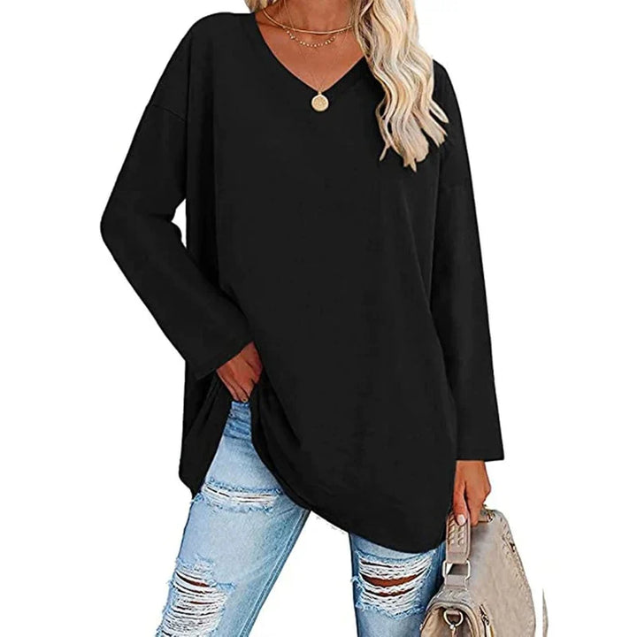 Drune | V-Ausschnitt Gestrickter Top für Damen - Stilvoller und Bequemer Pullover