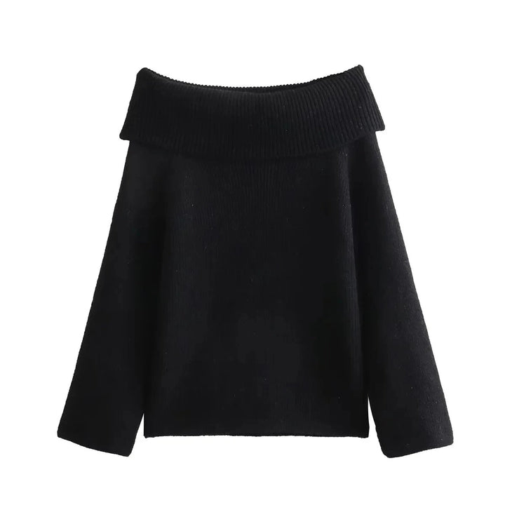 Drune | Off-Shoulder Damen Strickpullover