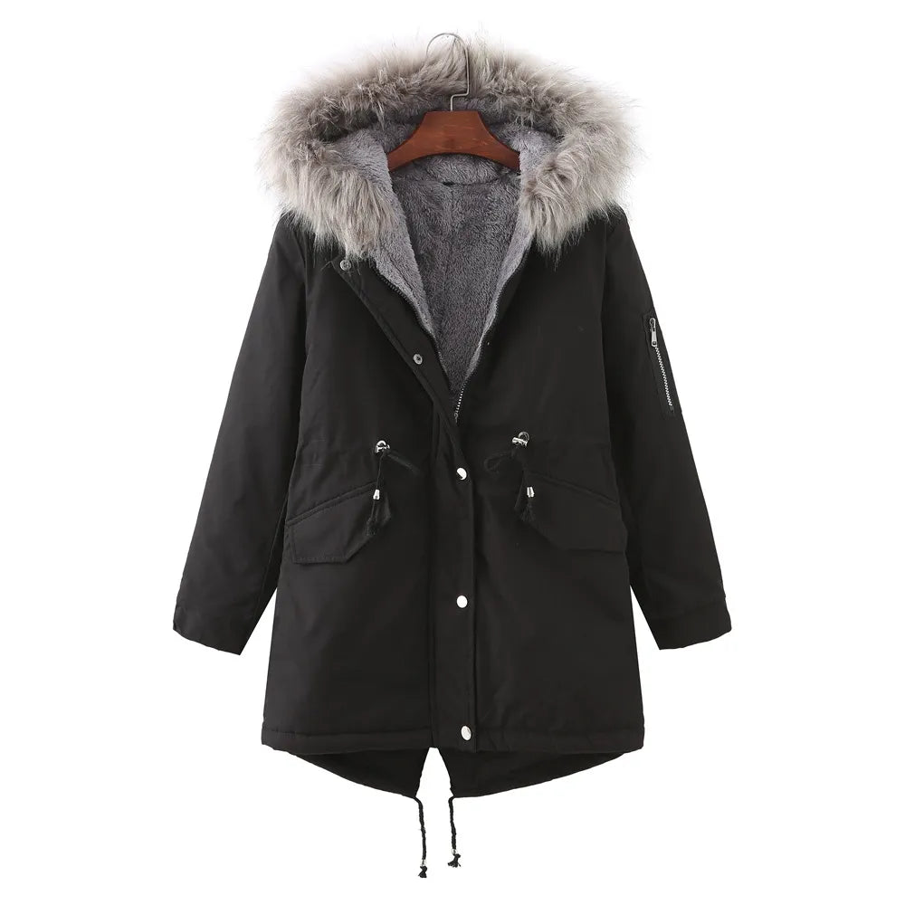 Drune | Verdickte Winterjacke mit Fleecefutter