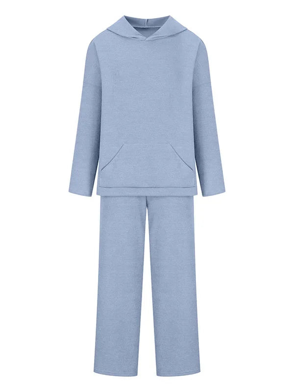 Drune | Luxus Frau Hoodie Gestreiftes Set