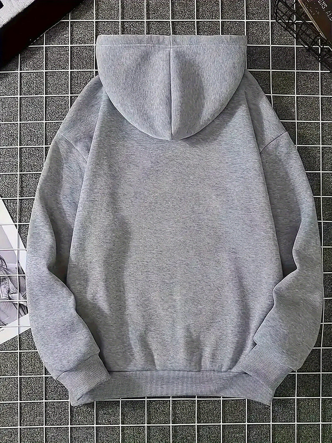 Drune | Kapuzenpullover mit Weihnachtsdruck Baumwolle Weihnachtsmann Design